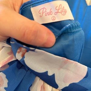 Pink lily size large maxi dress